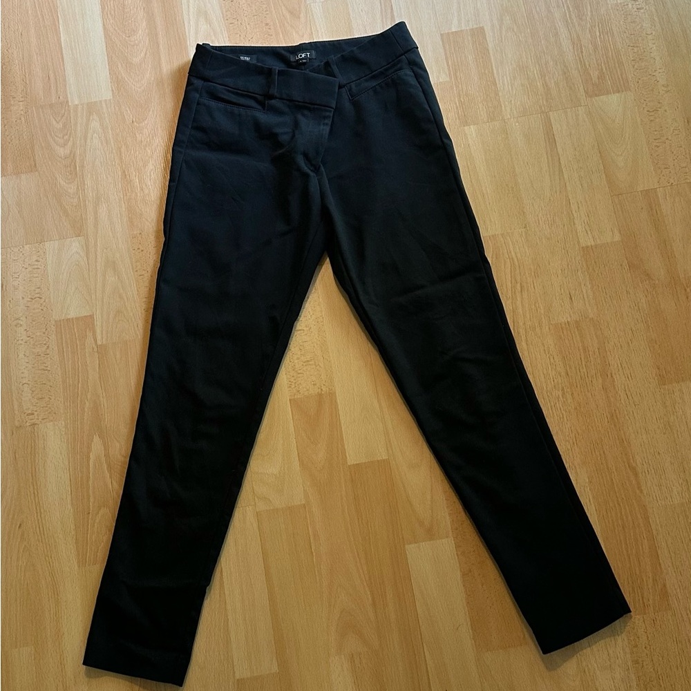 LOFT Black Ankle Pants